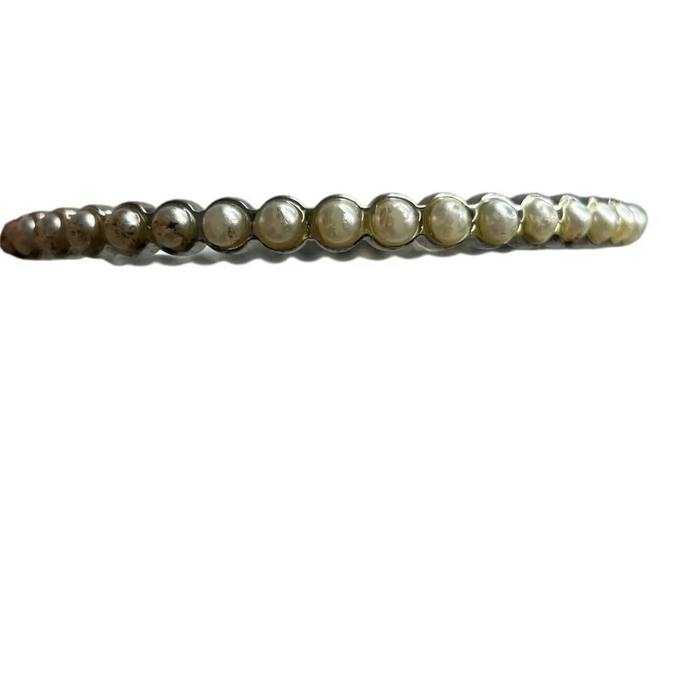 Silver Beaded‎ Stackable Bracelet Elegant Fashion Jewelry